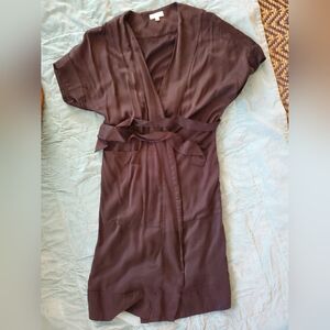 Billy Reid Black Kimono Robe